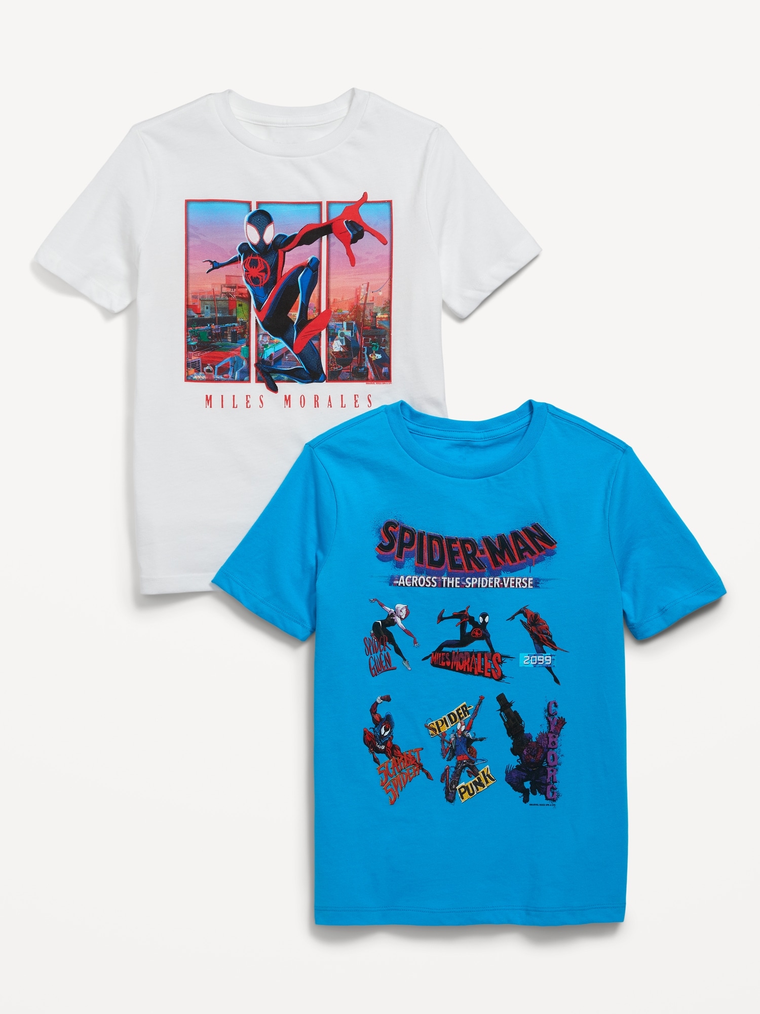 Spider-Man™: Across the Spider-Verse Gender-Neutral T-Shirt 2-Pack for Kids