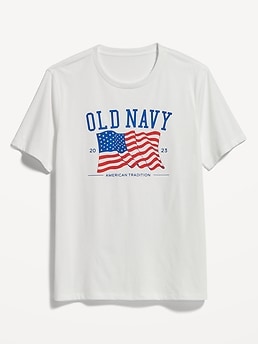 Old Navy Flag Shirt Tee New