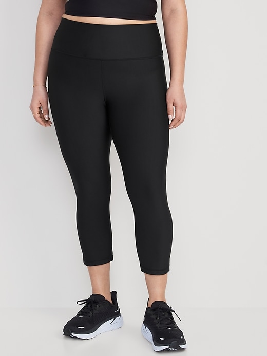 Image number 5 showing, High-Waisted PowerSoft Crop Leggings