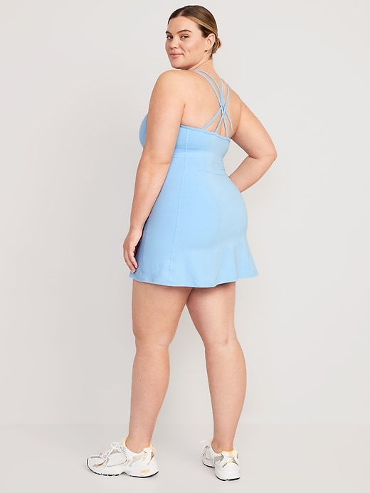 Image number 8 showing, PowerChill Sleeveless Strappy Shelf-Bra Dress for Women