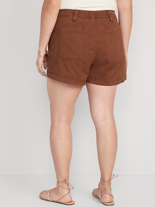 Image number 6 showing, Mid-Rise Cargo Shorts -- 3.5-inch inseam