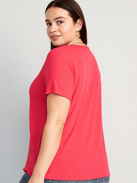 Image number 6 showing, Luxe V-Neck T-Shirt