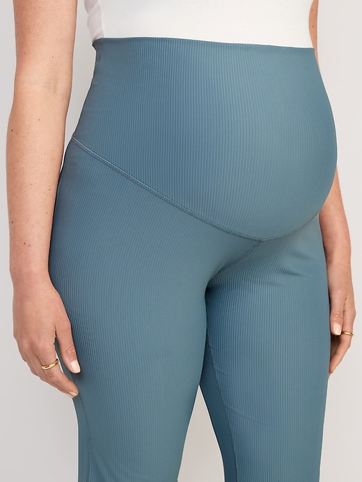 Image number 8 showing, Maternity Full Panel PowerSoft Flare Pants