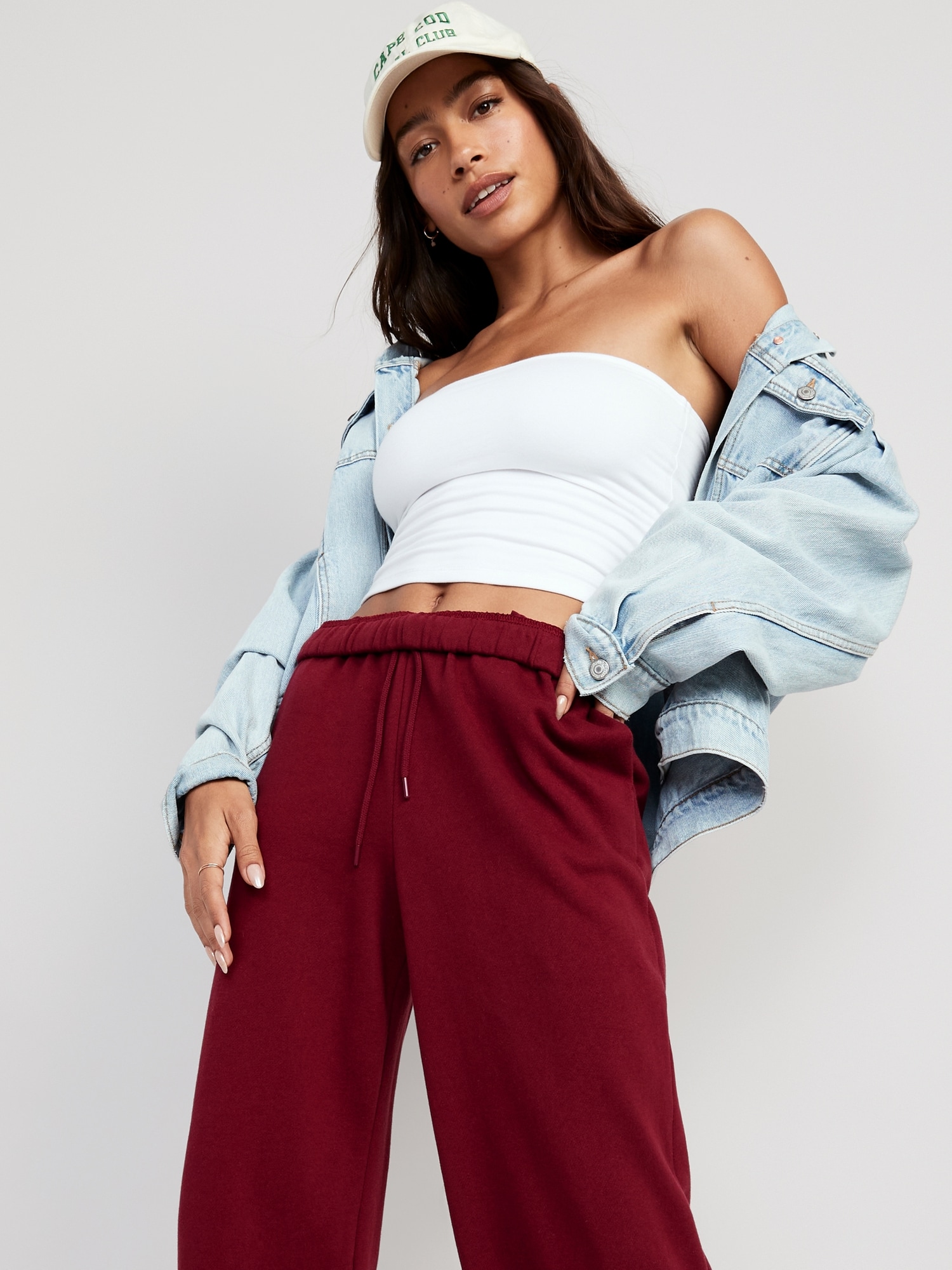 Extra High-Waisted Vintage Straight Lounge Sweatpants for Women | Old Navy