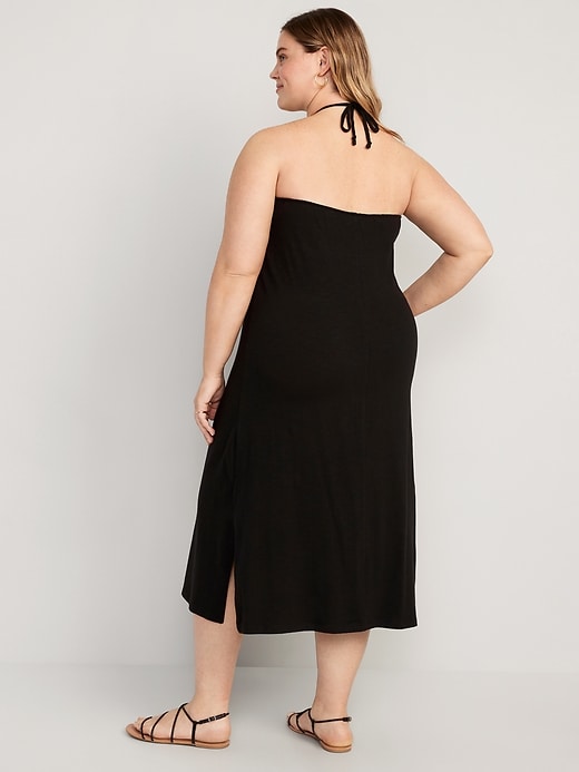 Slub-Knit Halter Midi Dress | Old Navy Slub-Knit Halter Midi Dress | Old Navy