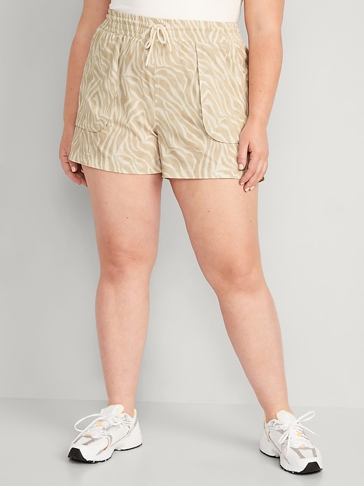 Image number 7 showing, High-Waisted StretchTech Shorts -- 4-inch inseam