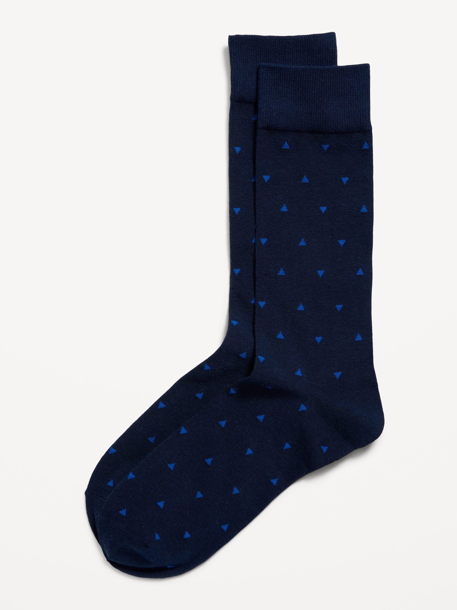 Old Navy Printed Novelty Statement Socks for Men blue. 1