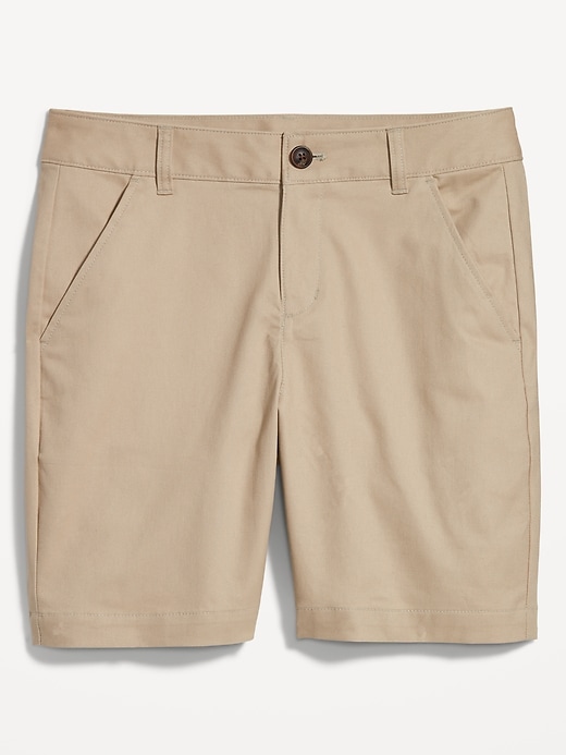 Image number 4 showing, High-Waisted Uniform Bermuda Shorts -- 7-inch inseam