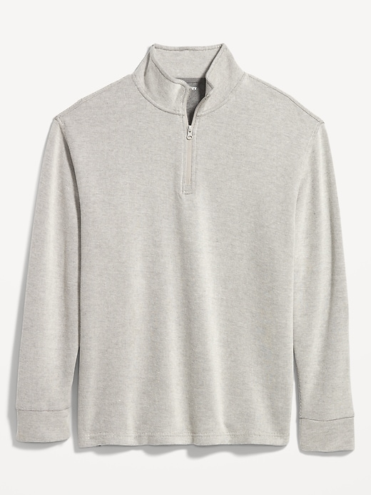 Image number 4 showing, French Rib 1/4-Zip Pullover Sweater