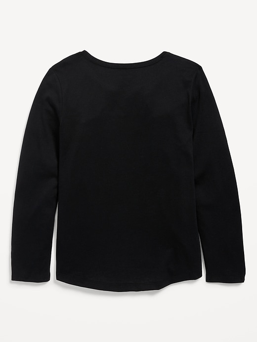 View large product image 2 of 2. Softest Long-Sleeve T-Shirt for Girls