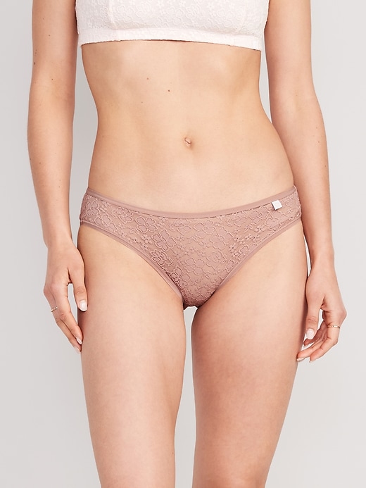 Image number 1 showing, Lace Bikini Underwear