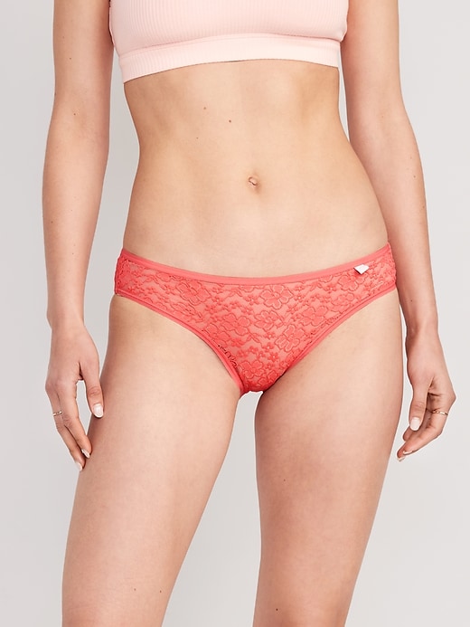 Image number 1 showing, Lace Bikini Underwear