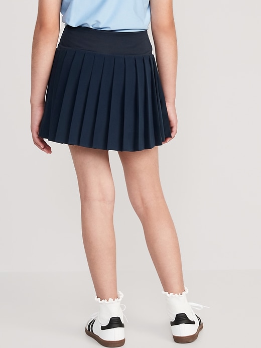 View large product image 2 of 5. High-Waisted Pleated Performance Skort for Girls