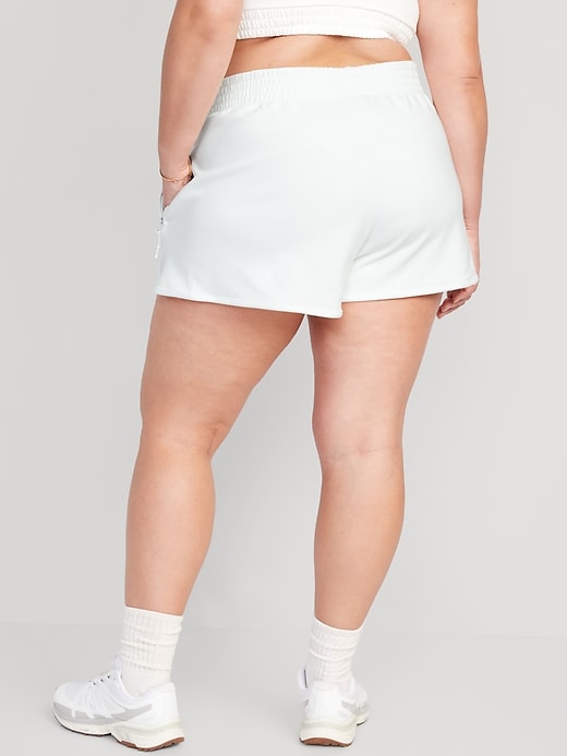Image number 8 showing, High-Waisted Dynamic Fleece Shorts -- 3-inch inseam