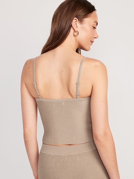 Image number 2 showing, Rib-Knit Sweater Tank Top