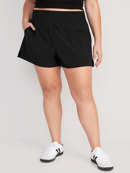 Image number 7 showing, High-Waisted StretchTech Shorts - 4-inch inseam