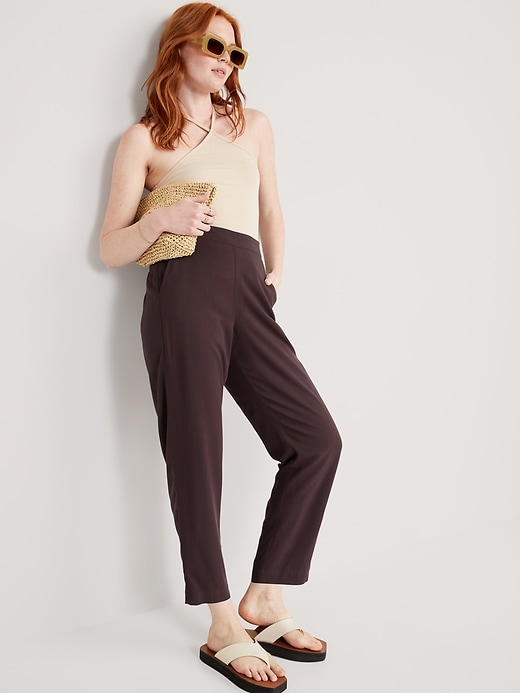 High-Waisted Playa Taper Pants for Women | Old Navy
