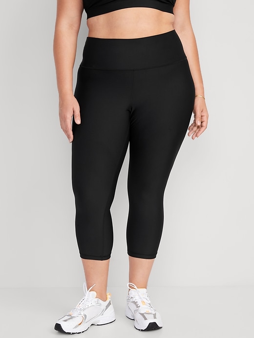 High-Waisted PowerSoft Crop Leggings | Old Navy