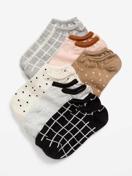 Old Navy Novelty Ankle Socks 6-Pack for Women. 7