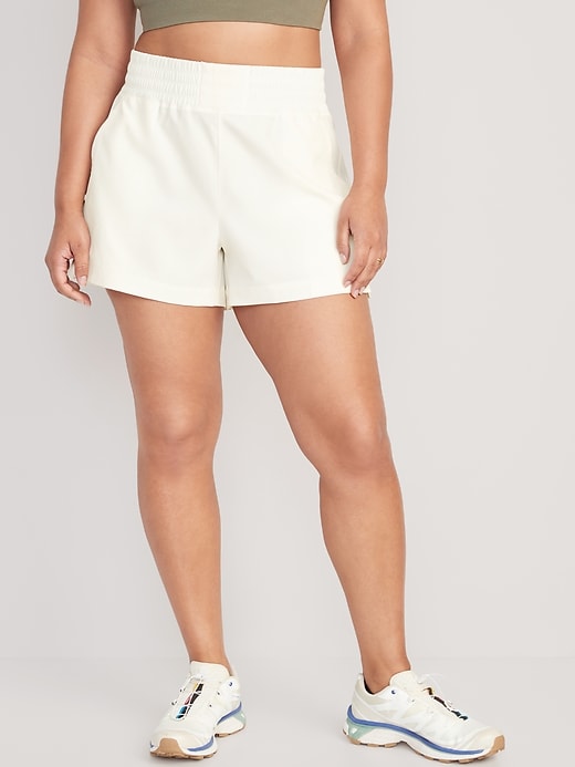 Image number 5 showing, High-Waisted StretchTech Shorts - 4-inch inseam