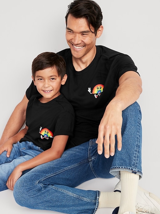 View large product image 2 of 2. Matching Pride Gender-Neutral T-Shirt for Adults