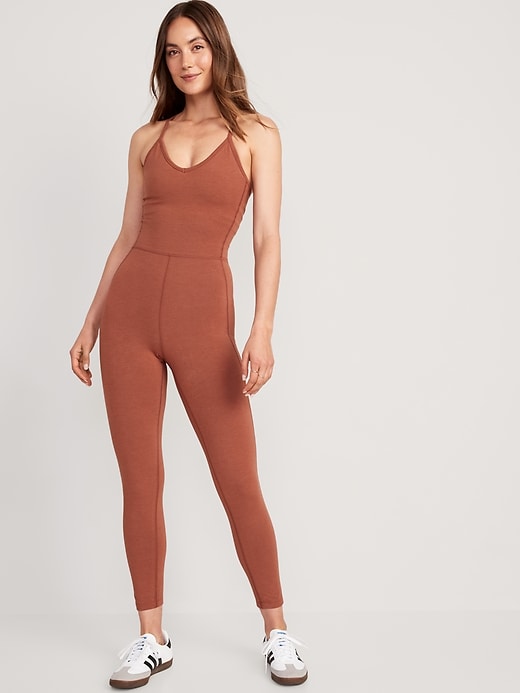 Image number 1 showing, PowerChill 7/8 Cami Jumpsuit for Women