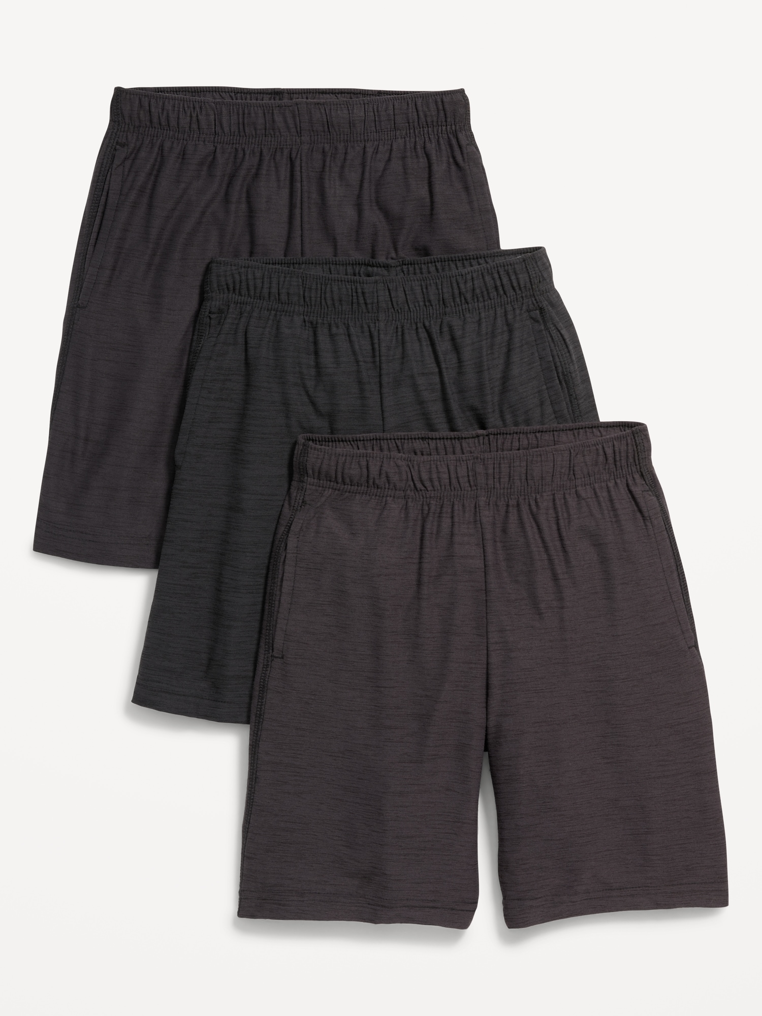 Old Navy Breathe ON Shorts 3-Pack for Boys (At Knee) black. 1