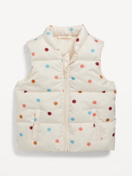 Water Resistant Frost Free Puffer Vest for Toddler Girls