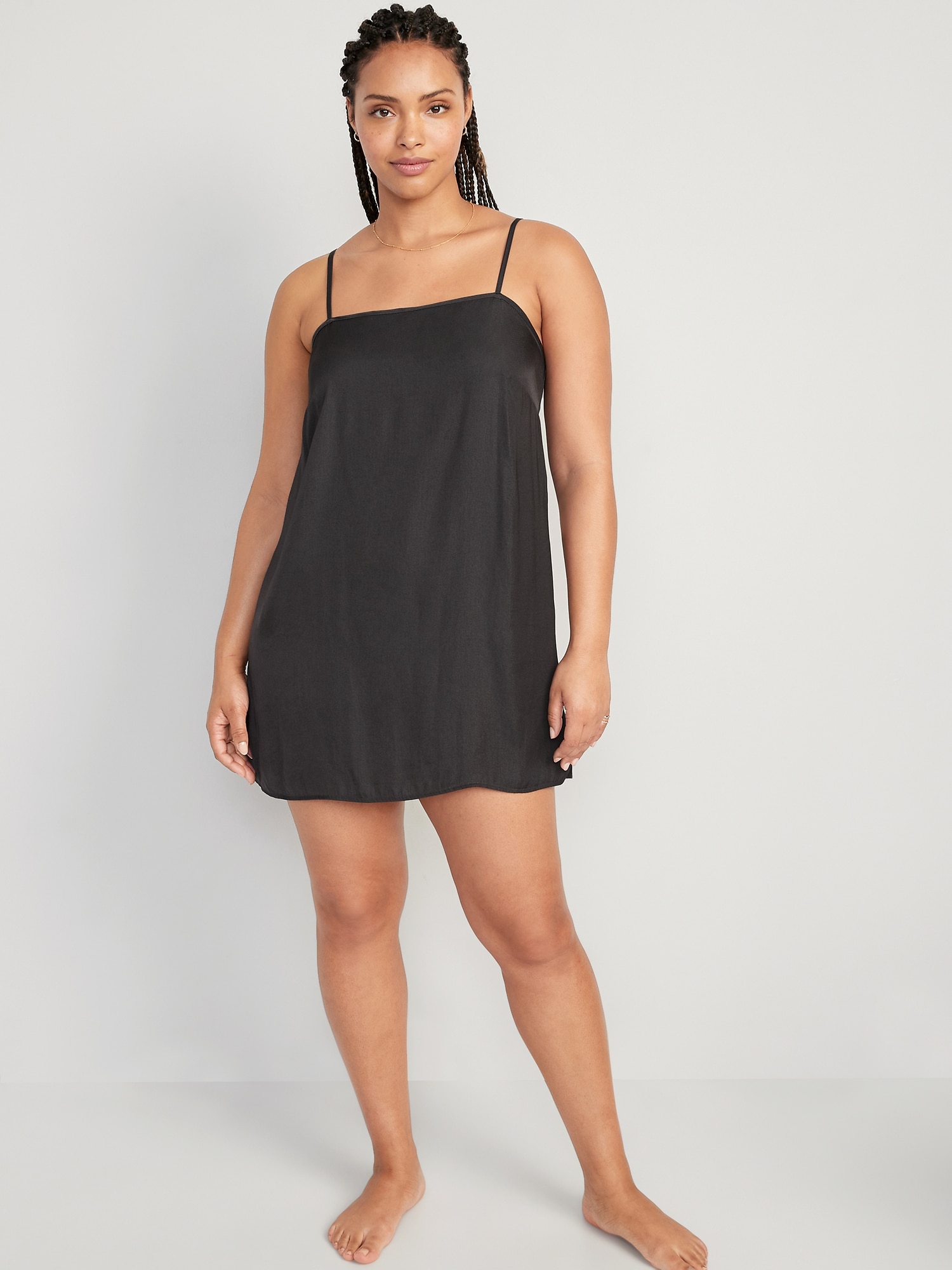 Sleeveless Satin Pajama Dress | Old Navy