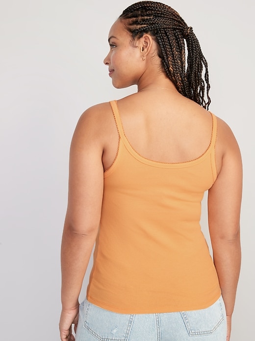 Image number 6 showing, Lace-Trim Tank Top