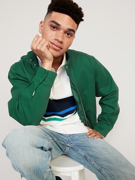 Soft-Brushed Bomber Jacket