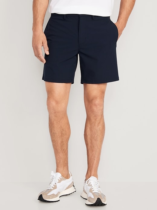 Image number 1 showing, StretchTech Nylon Chino Shorts -- 7-inch inseam