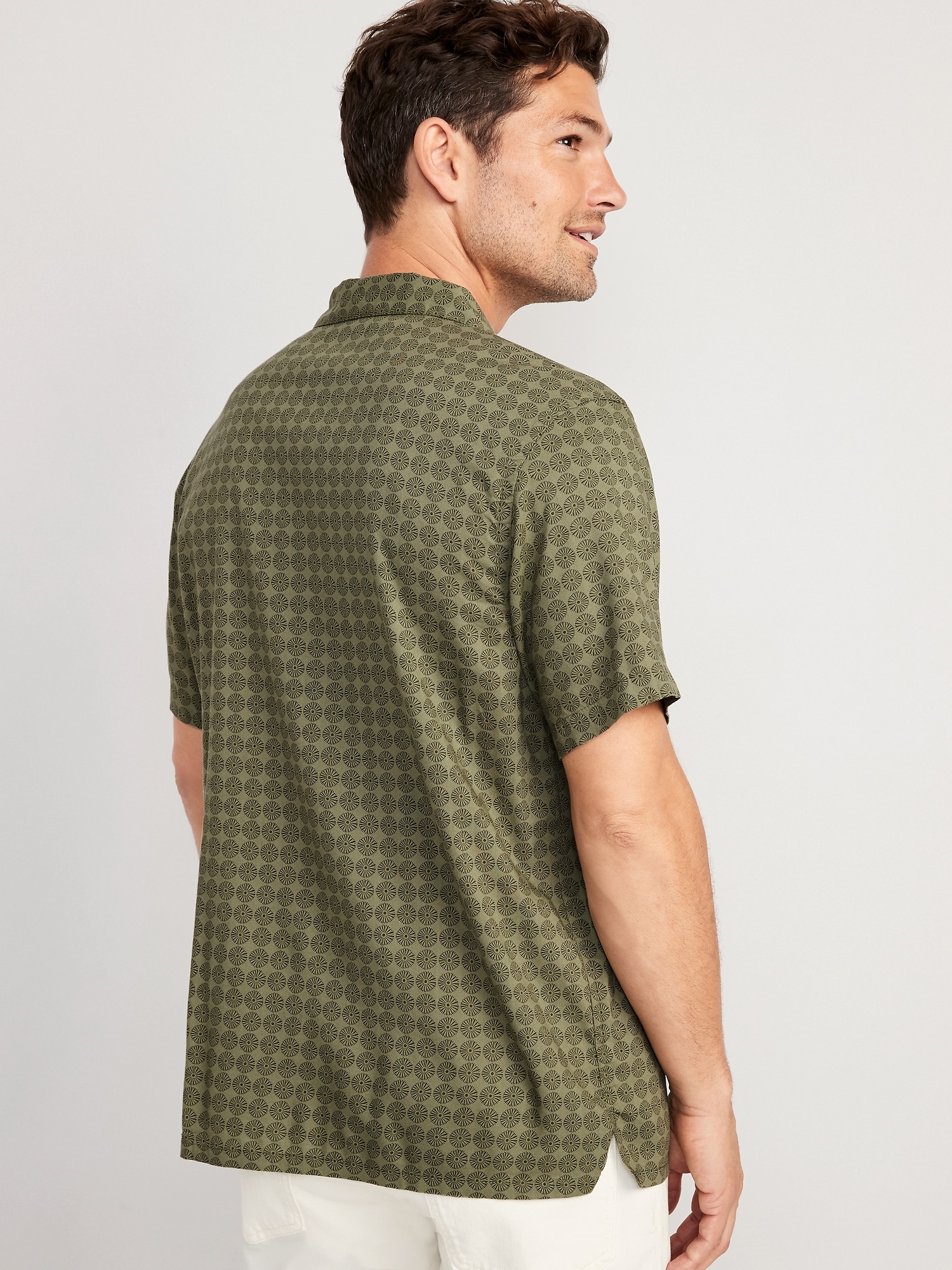 Short-Sleeve Printed Camp Shirt | Old Navy