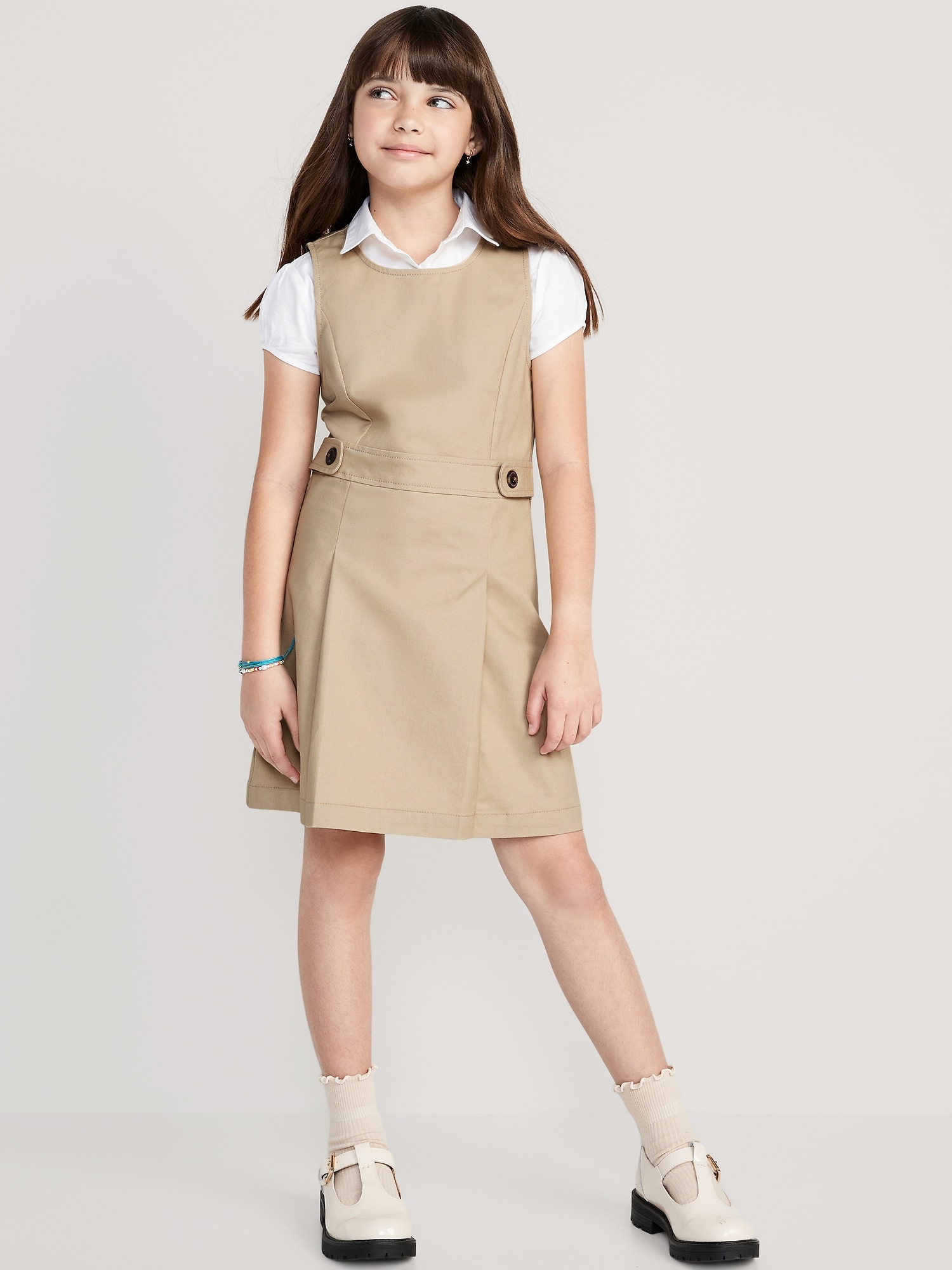 Lila School Uniform Dress with Pockets | Browse Our Stylish Girls' Uniforms
