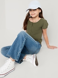 View large product image 3 of 4. Wow Boot-Cut Pull-On Jeans for Girls