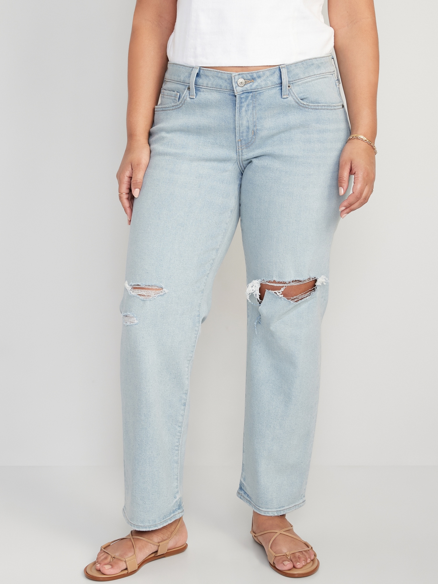 Low-Rise OG Loose Ripped Jeans | Old Navy