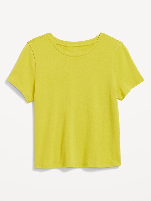 Cropped Bestee Crew-Neck T-Shirt for Women | Old Navy
