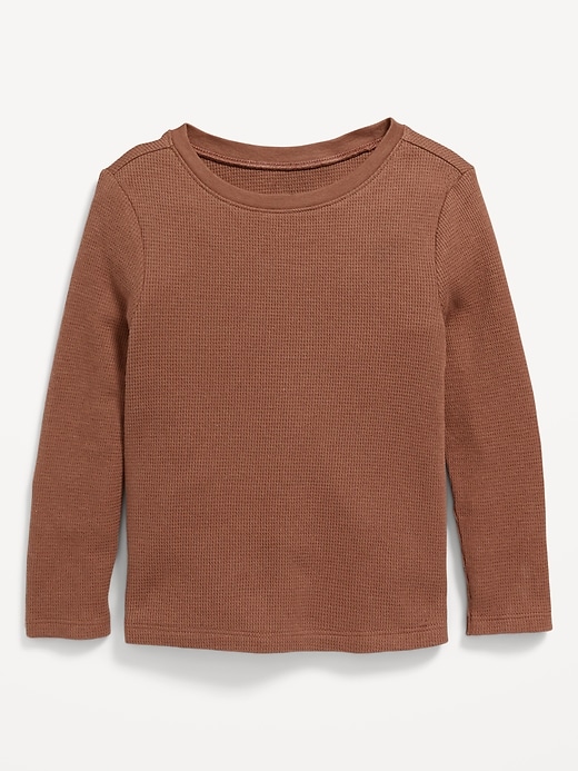 View large product image 1 of 1. Unisex Long-Sleeve Thermal-Knit T-Shirt for Toddler