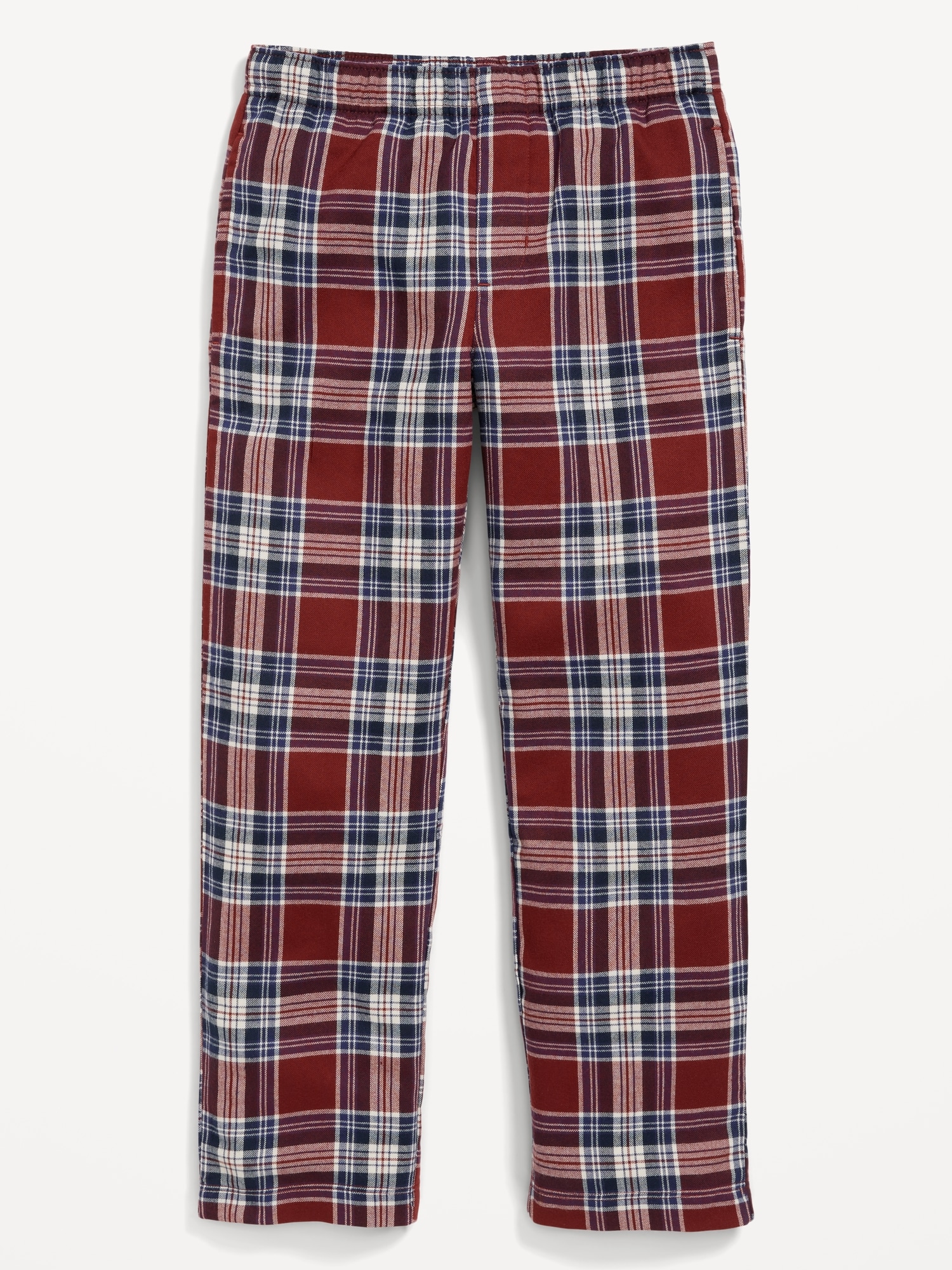 GAP Kids Boys Plaid Flannel Pajama Sleep Pants Bottoms Red White Blue Plaid  4