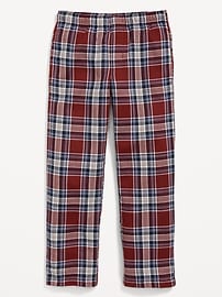 View large product image 4 of 4. Straight Printed Flannel Pajama Pants for Boys