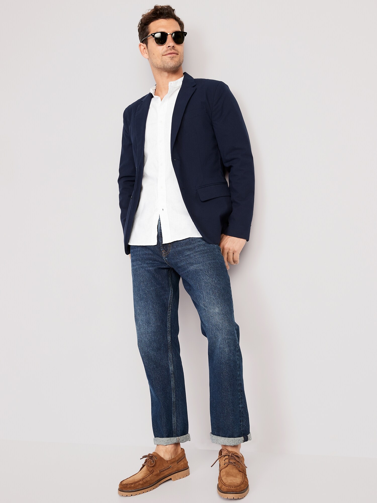 Linen blend pocket shirt old navy