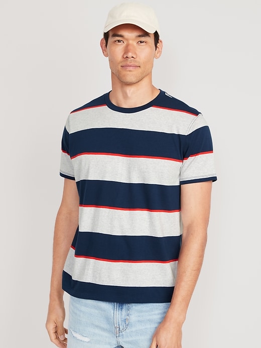 Image number 1 showing, Soft-Washed Striped T-Shirt