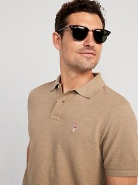 View large product image 3 of 3. Embroidered Classic Fit Pique Polo