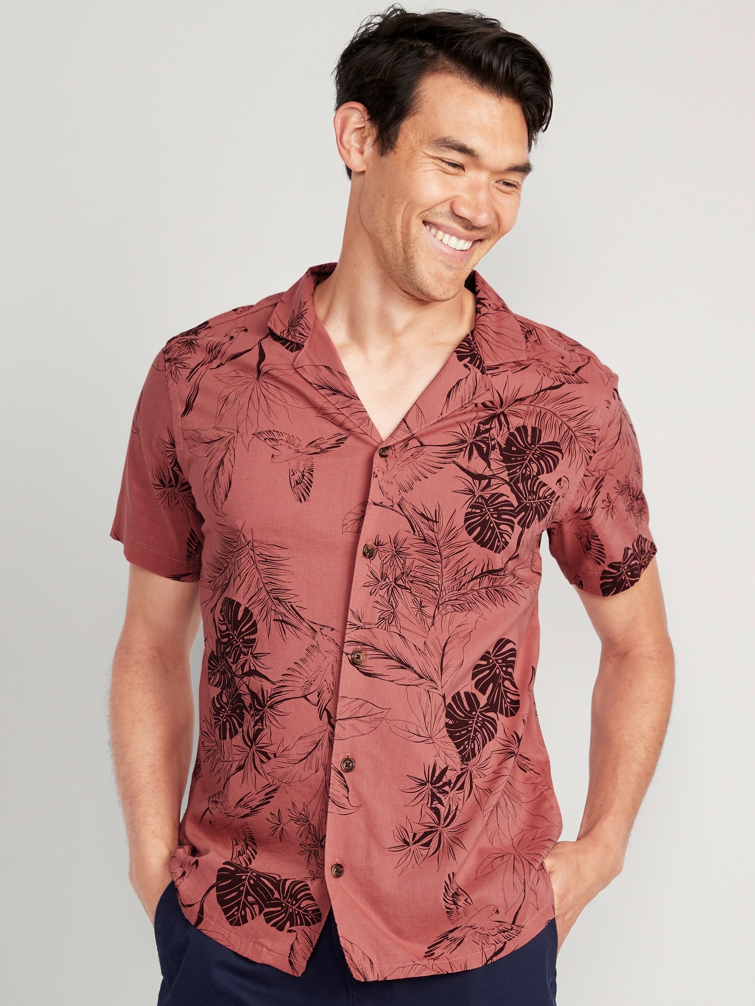ice cream Privilege onion Short-Sleeve Printed Camp Shirt for Men | Old Navy