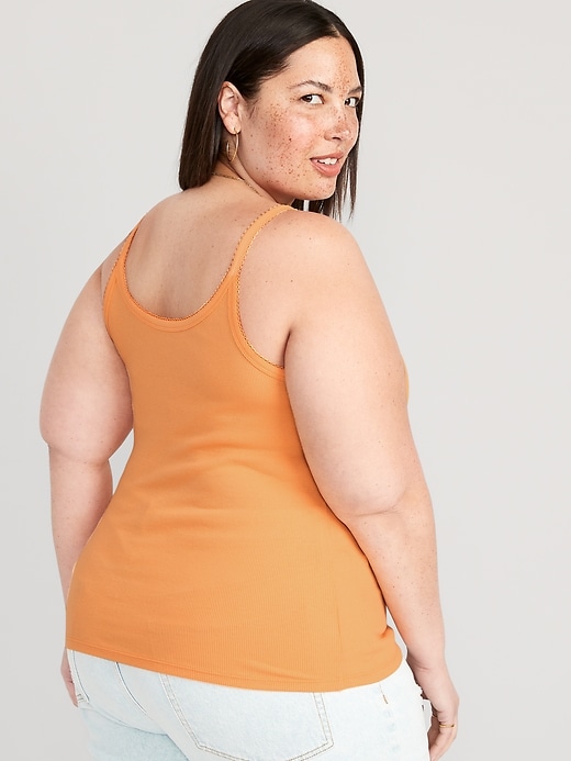 Image number 8 showing, Lace-Trim Tank Top