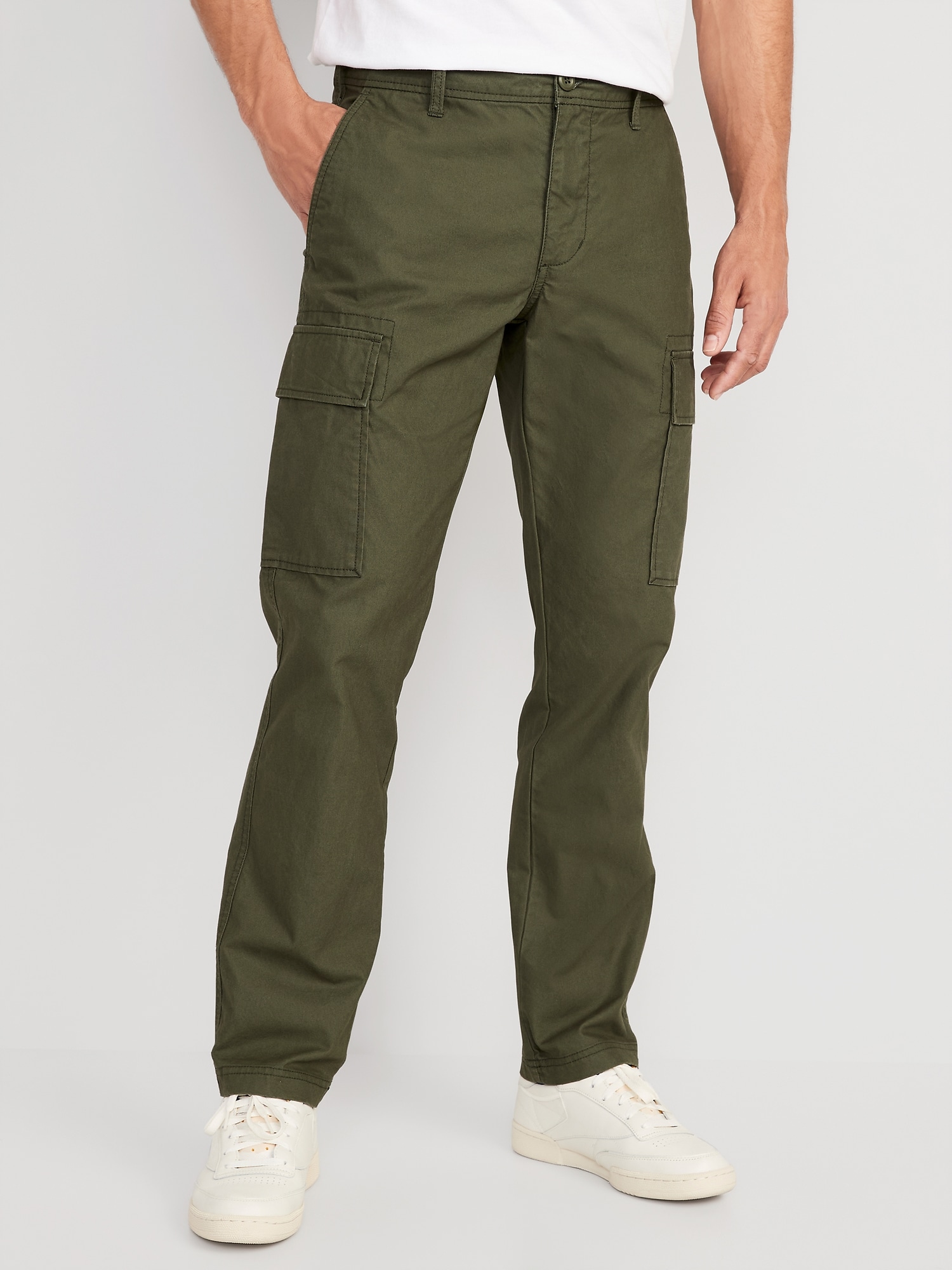 Old Navy Men's Straight Oxford Cargo Pants - - Size 42W