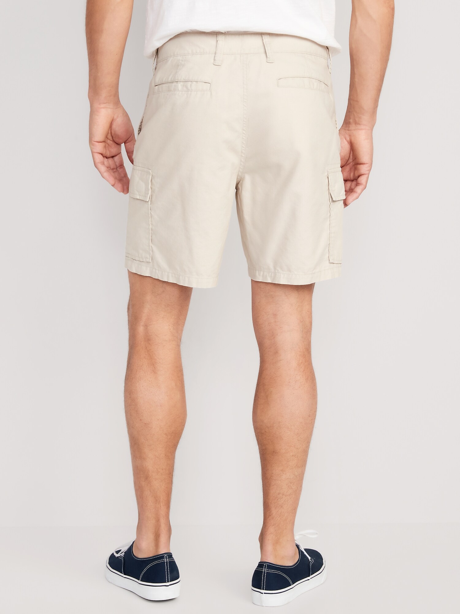 DSG Men's 6-Inch Inseam Cotton Woven Cargo Shorts – Relaxed Fit, Sahara Sand, Lightweight With Drawstring
