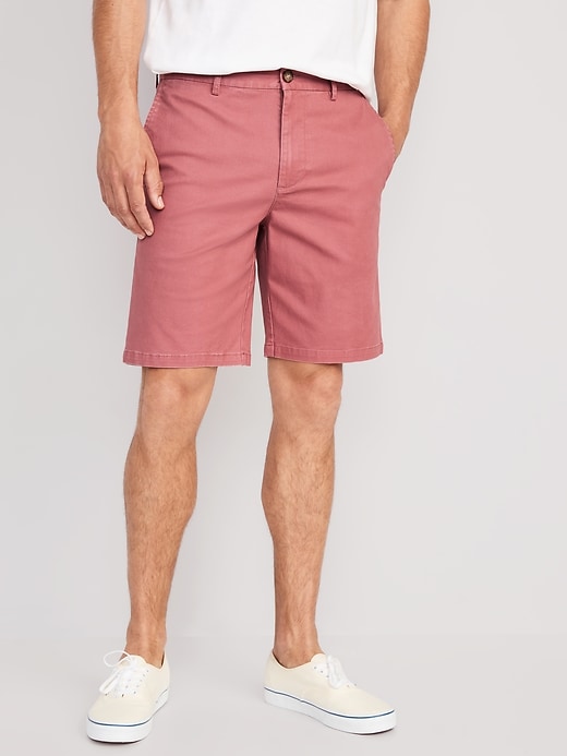 View large product image 1 of 3. Slim Built-In Flex Rotation Chino Shorts -- 9-inch inseam