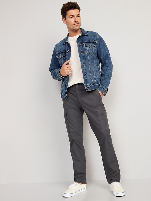 Image number 3 showing, Straight Oxford Cargo Pants