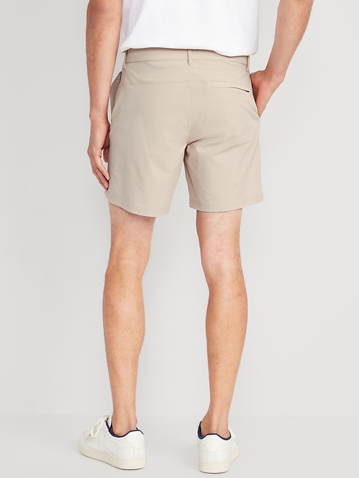 View large product image 2 of 3. StretchTech Nylon Chino Shorts -- 7-inch inseam